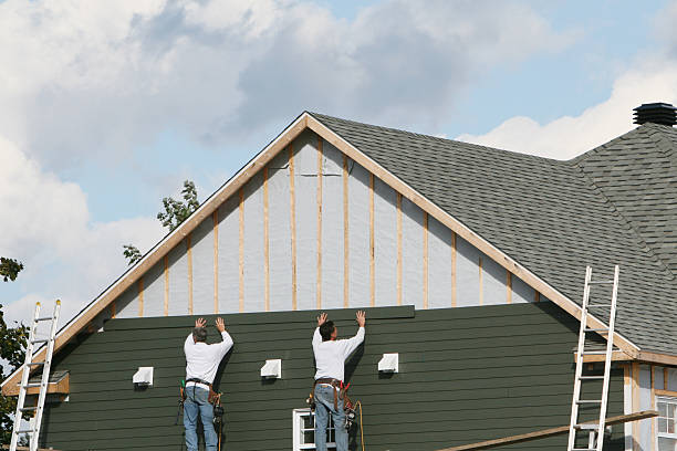 Professional Emergency Siding Repair technician working in La Grange, NC